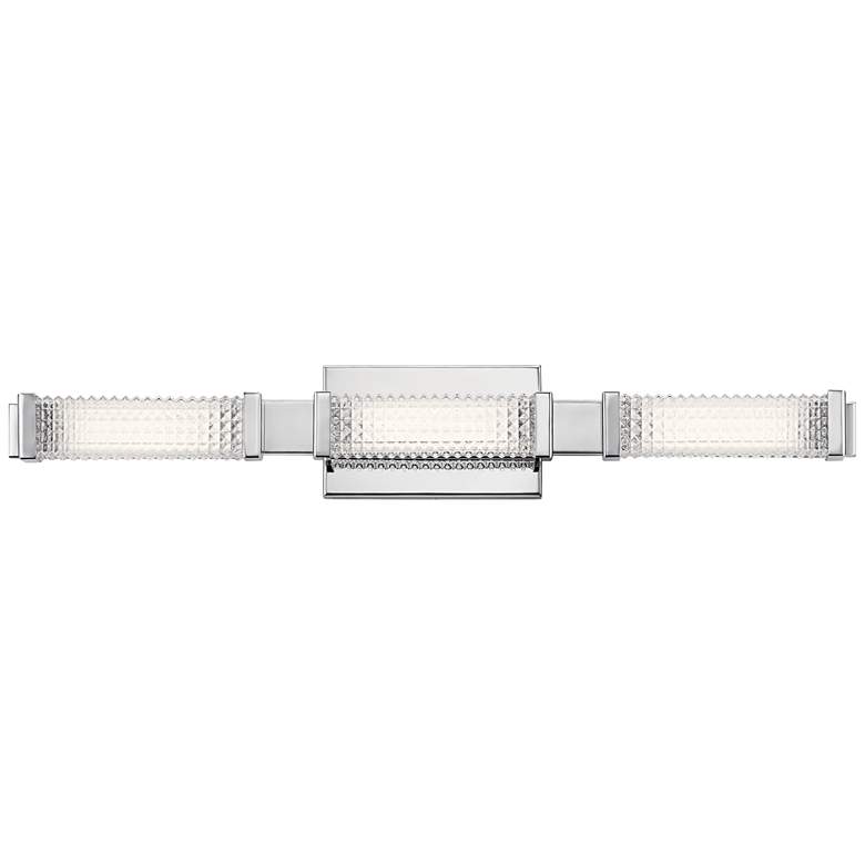 Image 1 Elan Ammiras 30 1/4" Wide Chrome 3-Light LED Bath Light