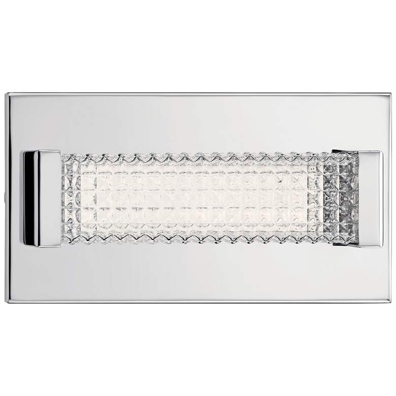 Image 3 Elan Ammiras 9 1/2" High Chrome Metal LED Wall Sconce more views