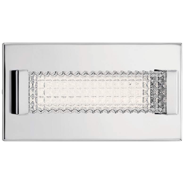 Image 3 Elan Ammiras 9 1/2 inch High Chrome Metal LED Wall Sconce more views