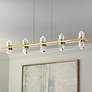 Elan Arabella Gold 36 1/2" Wide LED Kitchen Island Light Pendant