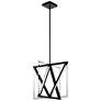 Thumbnail1 of elan Axis 20.5 Matte Black Modern Geometric LED Pendant