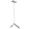 Elan Birds 20 1/2" Wide Polished Nickel 2-Light LED Pendant