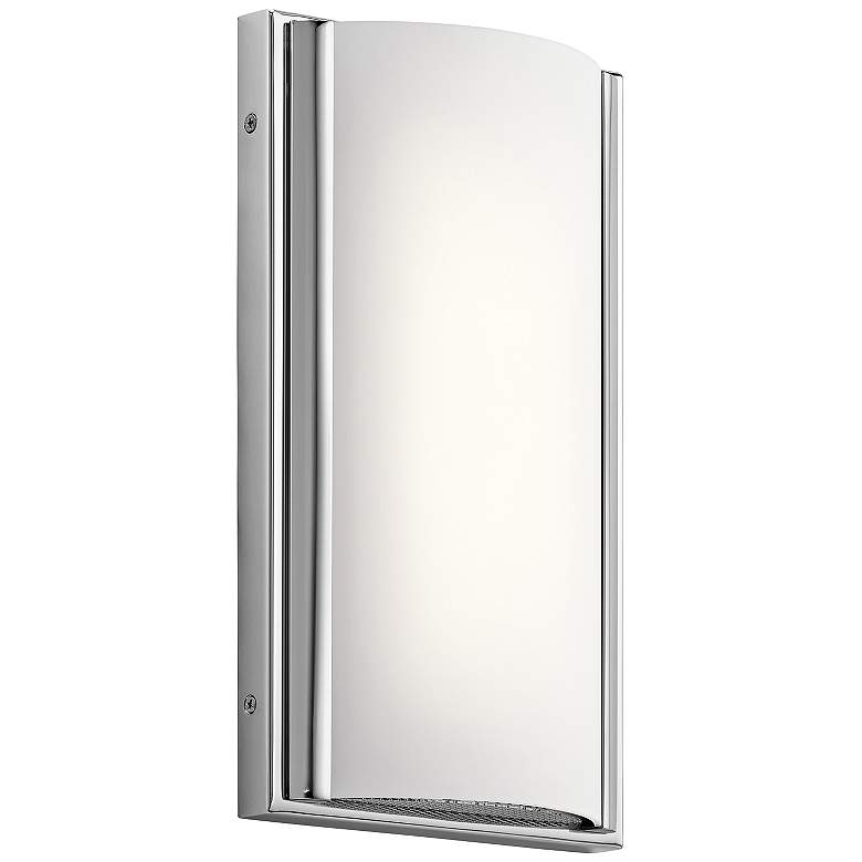 Image 1 Elan Bretto 12" High Chrome LED Wall Sconce