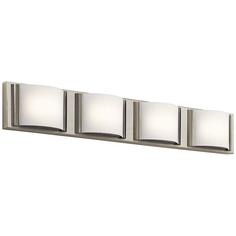 Image 1 Elan Bretto 30" Wide Brushed Nickel LED Bath Light