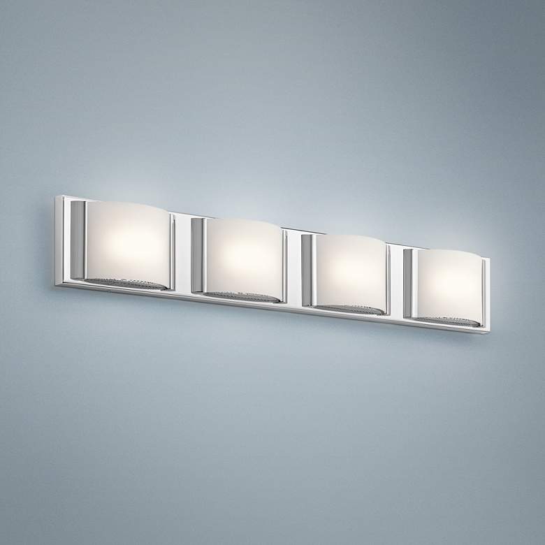 Image 1 Elan Bretto 30" Wide Chrome LED Bath Light
