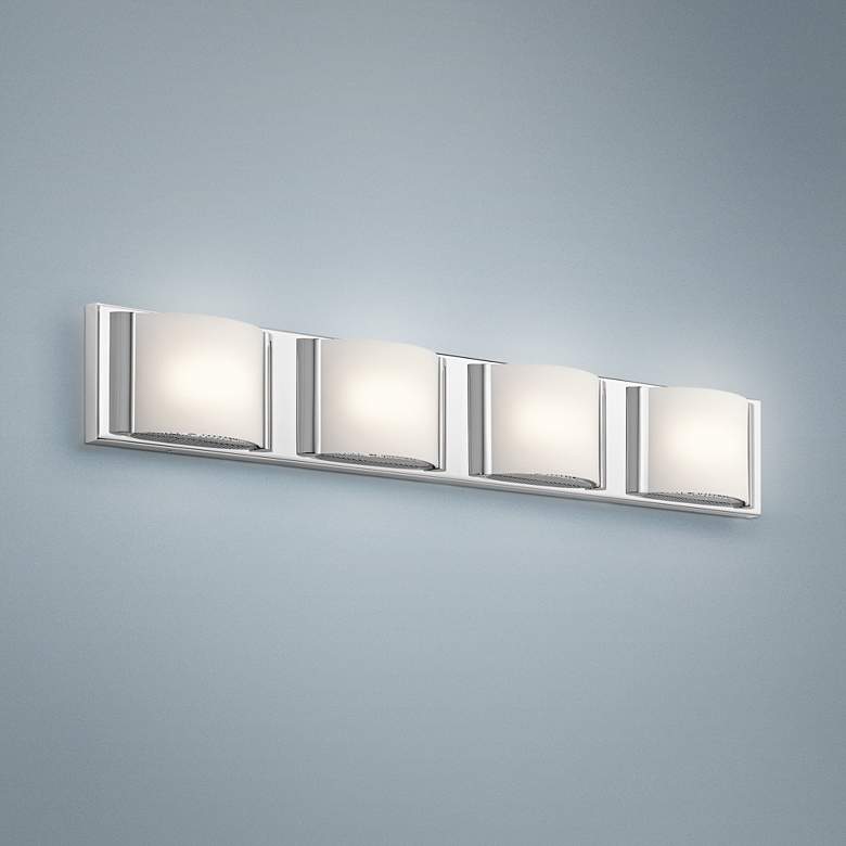 Image 1 Elan Bretto 30 inch Wide Chrome LED Bath Light