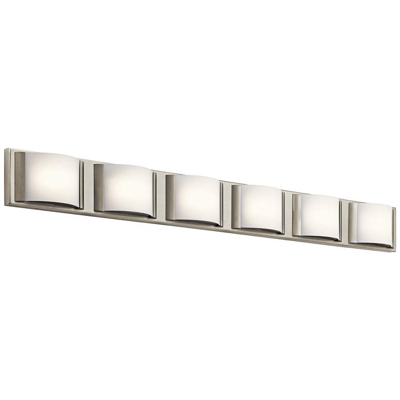 Image 2 Elan Bretto 44 3/4 inch Wide Brushed Nickel LED Bath Light