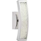 Elan Crushed Ice 13 1/2&quot; High LED Crystal Gem Wall Sconce