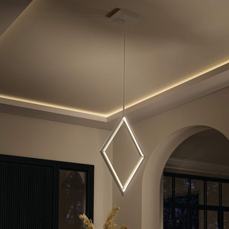 Image 1 elan Darski White LED Pendant