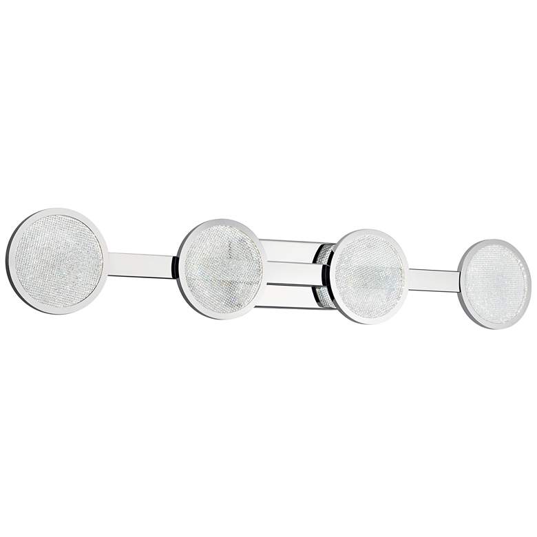 Image 1 Elan Delaine 41 3/4" Wide Chrome 4-Light LED Bath Light