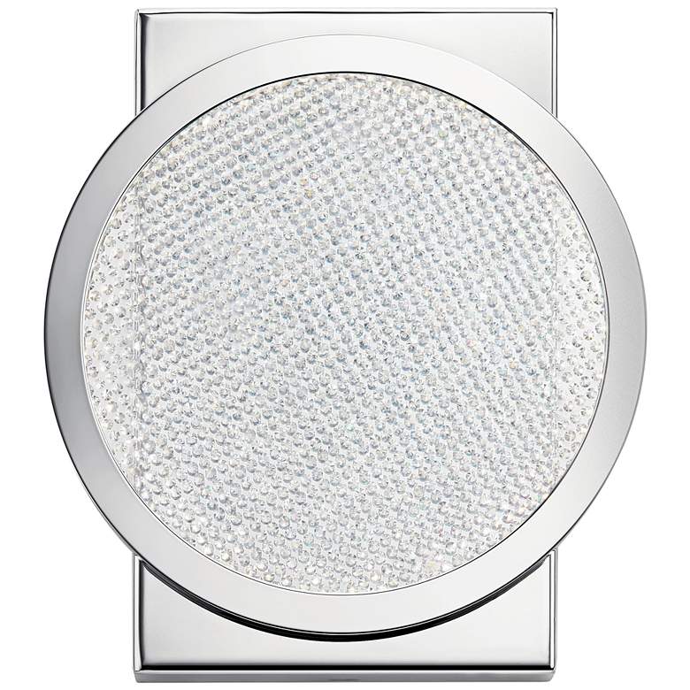 Image 1 Elan Delaine 7 1/2" High Polished Chrome LED Wall Sconce
