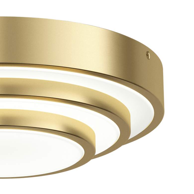 Image 2 elan Dombard Champagne Gold Flush Mount more views