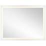 Elan Edge-Lit Etched Glass 54" x 42" LED Wall Mirror