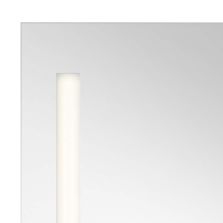 Image 2 Elan Edge-Lit Soundbar 26"x32" Rectangular LED Wall Mirror more views
