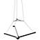 Elan Enterprise 27 1/4" Wide Charcoal 3-LED Pendant