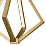 Elan Everest 19 3/4" Champagne Gold Geometric 4-Light LED Pendant