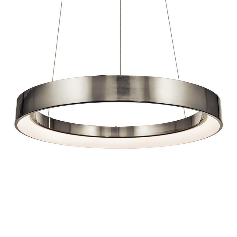 Image 2 Elan Fornello 23 1/2" Wide Brushed Nickel LED Pendant Light more views