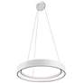 Elan Fornello 23 1/2" Wide Dimmable LED White Ring Pendant Light