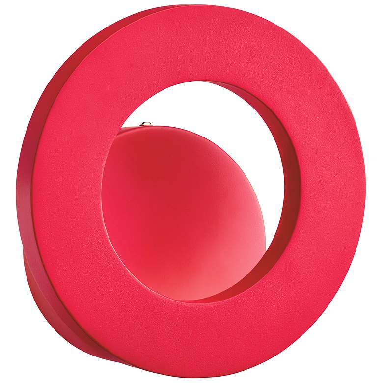 Image 1 Elan Fornello Red 9 1/2 inch Wide LED Wall Sconce