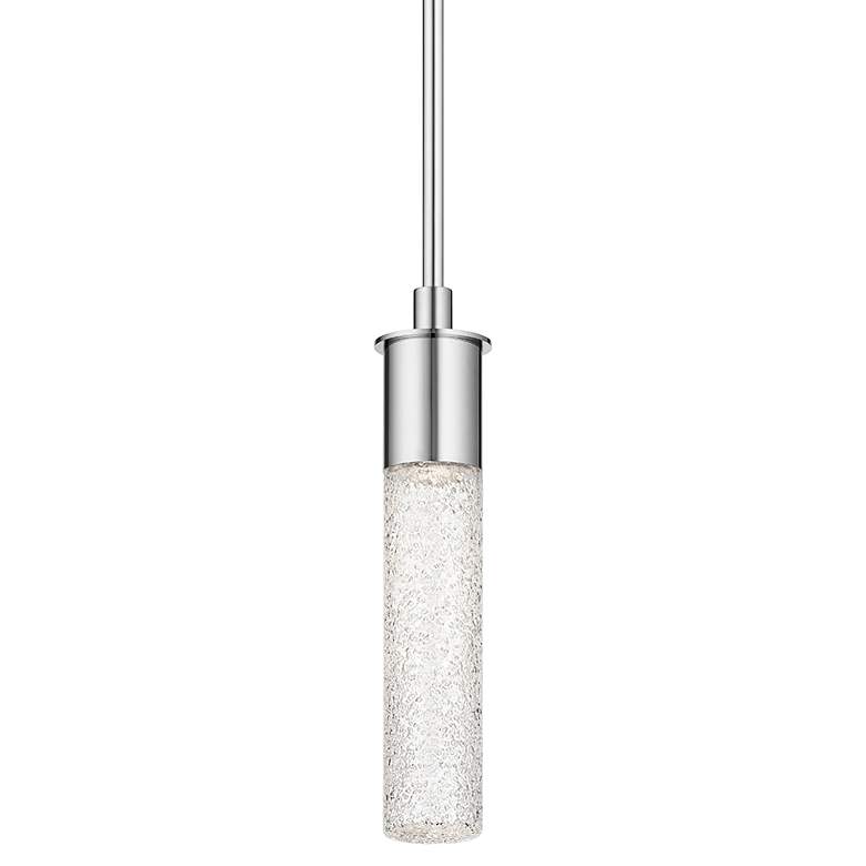 Image 1 Elan Glacial Glow 2 1/4" Wide Chrome LED Mini Pendant