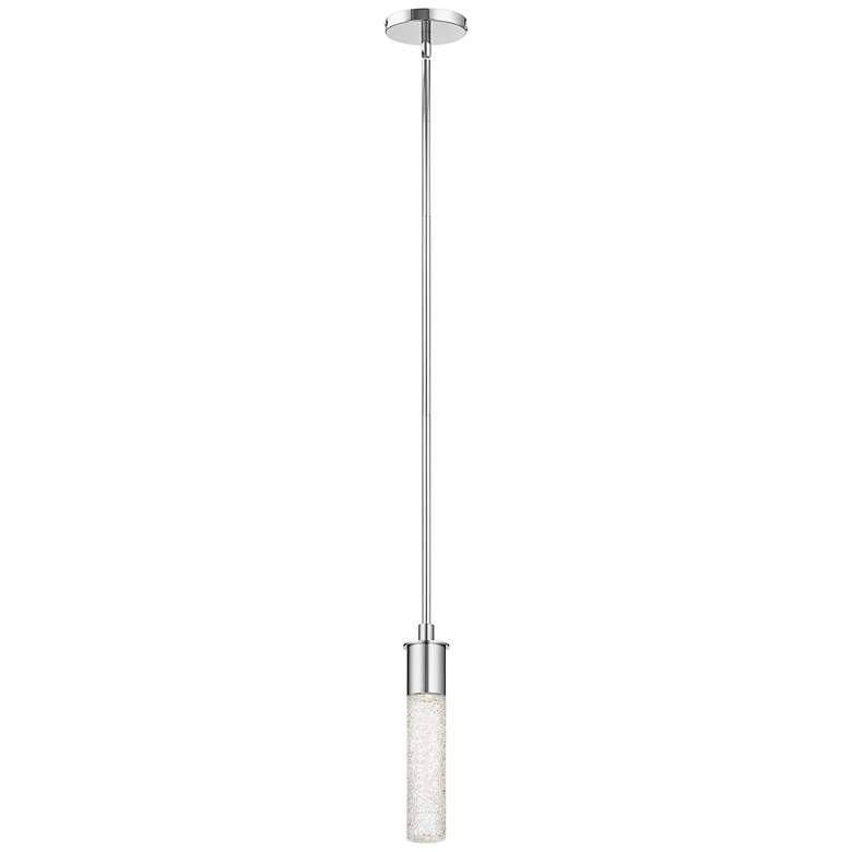 Image 2 Elan Glacial Glow 2 1/4" Wide Chrome LED Mini Pendant more views