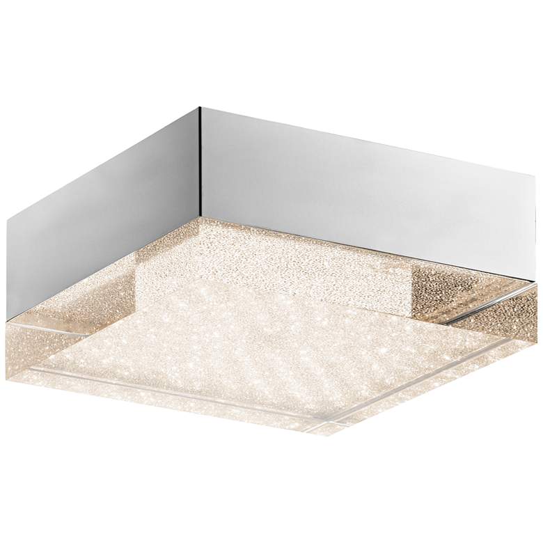 Image 1 Elan Gorve 10 1/4" Wide Chrome LED Ceiling Light