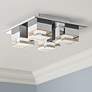 Elan Gorve 12" Wide Chrome LED Ceiling Light