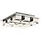 Elan Gorve 16 1/4" Wide Chrome 9-LED Ceiling Light