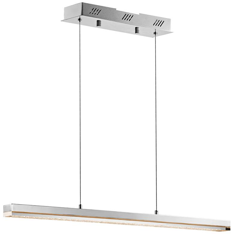 Image 1 Elan Gorve 39 1/4" Wide Chrome LED Linear Pendant