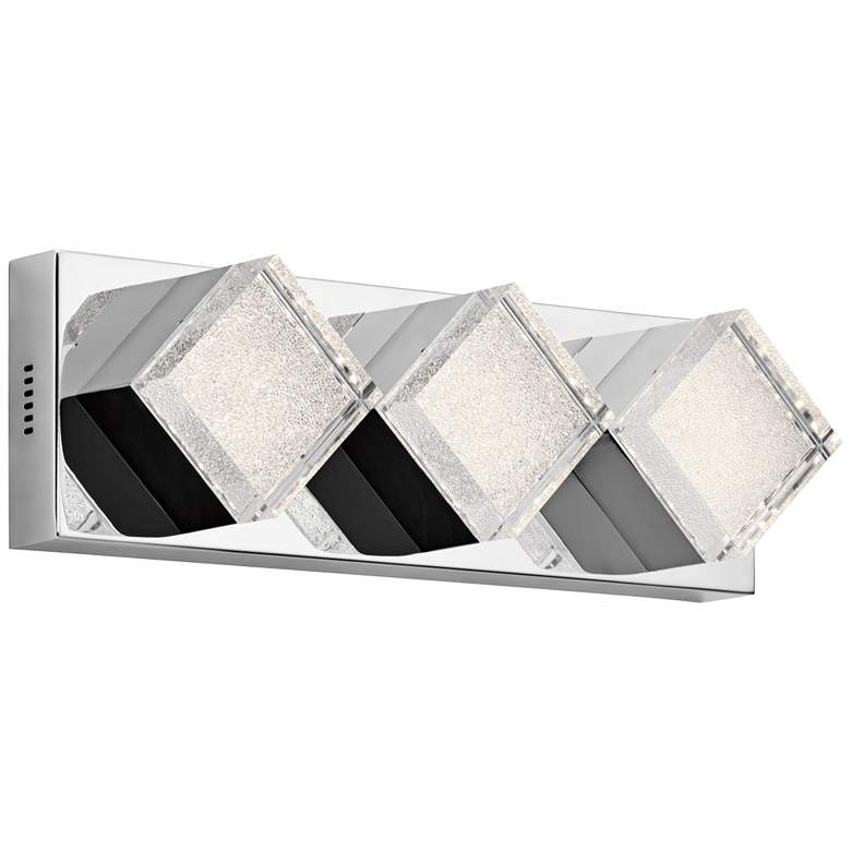Image 1 Elan Gorve Chrome 17" Wide 3-LED Linear Bath Light