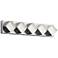 Elan Gorve Chrome 28 1/4" Wide 5-LED Linear Bath Light