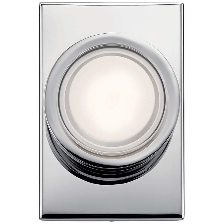 Image 1 Elan Harlaw 7" High Chrome Metal LED Wall Sconce