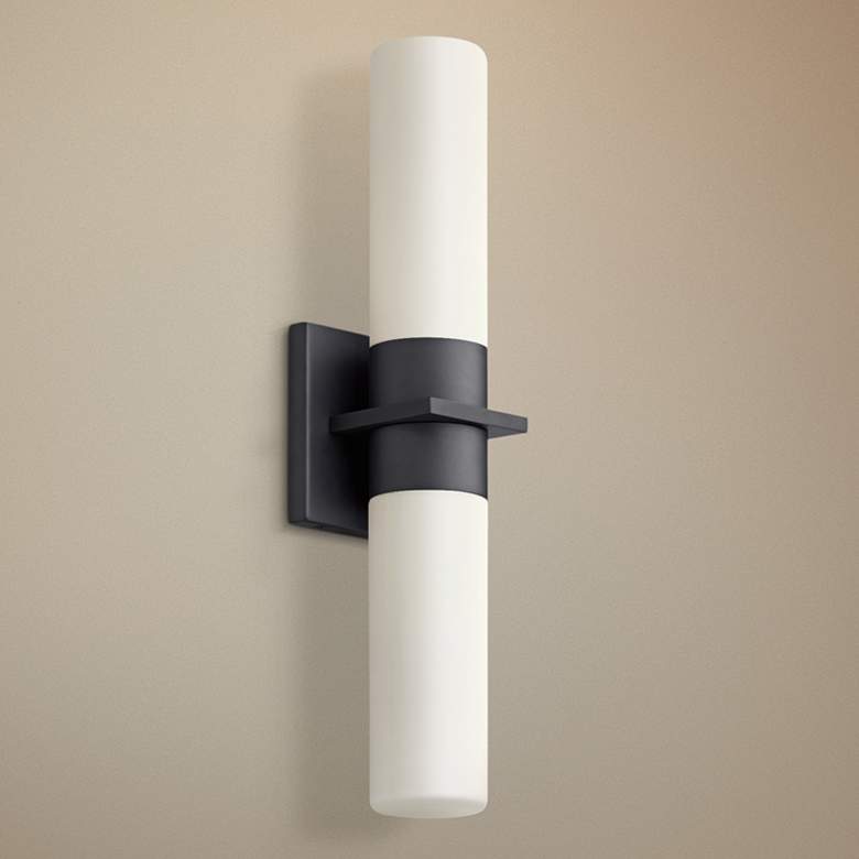 Image 1 Elan Hawn™ 18" High Bronze 2-LED Wall Sconce