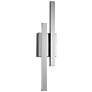 2_Elan Idril Chrome 22 1/4" High 2-Light LED Wall Sconce