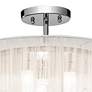 4_Elan Imbuia 16" Wide Chrome Drum Ceiling Light more views