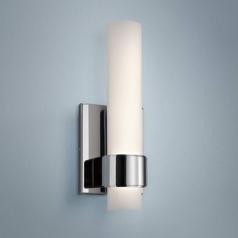 Image 1 Elan Izza™ 13" High Chrome LED Wall Sconce