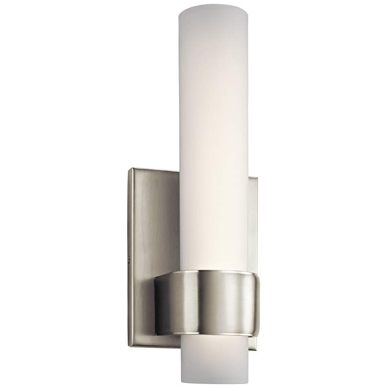 Image 2 Elan Izza™ 13"H Brushed Nickel LED Wall Sconce