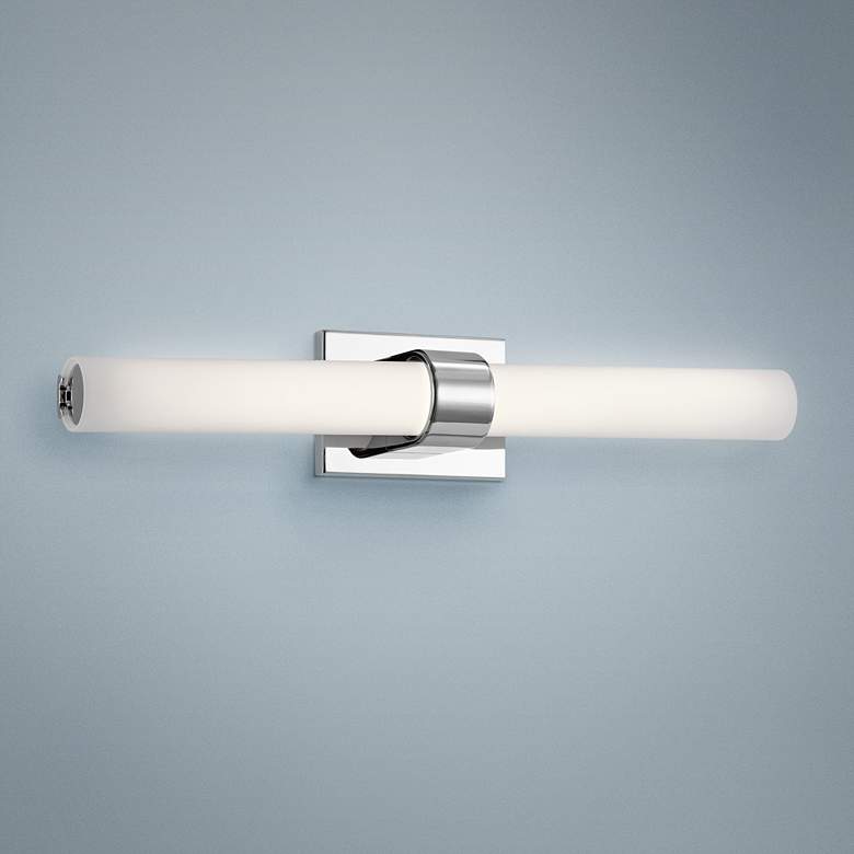 Image 1 Elan Izza™ 25 1/4" Wide Chrome LED Bath Light