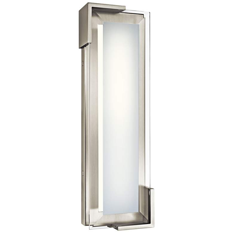 Image 1 Elan Jaxen Brushed Nickel 16 3/4" Wide LED Bath Light