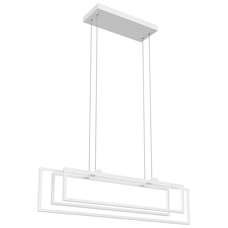 Image 2 elan Jestin White Linear Chandelier