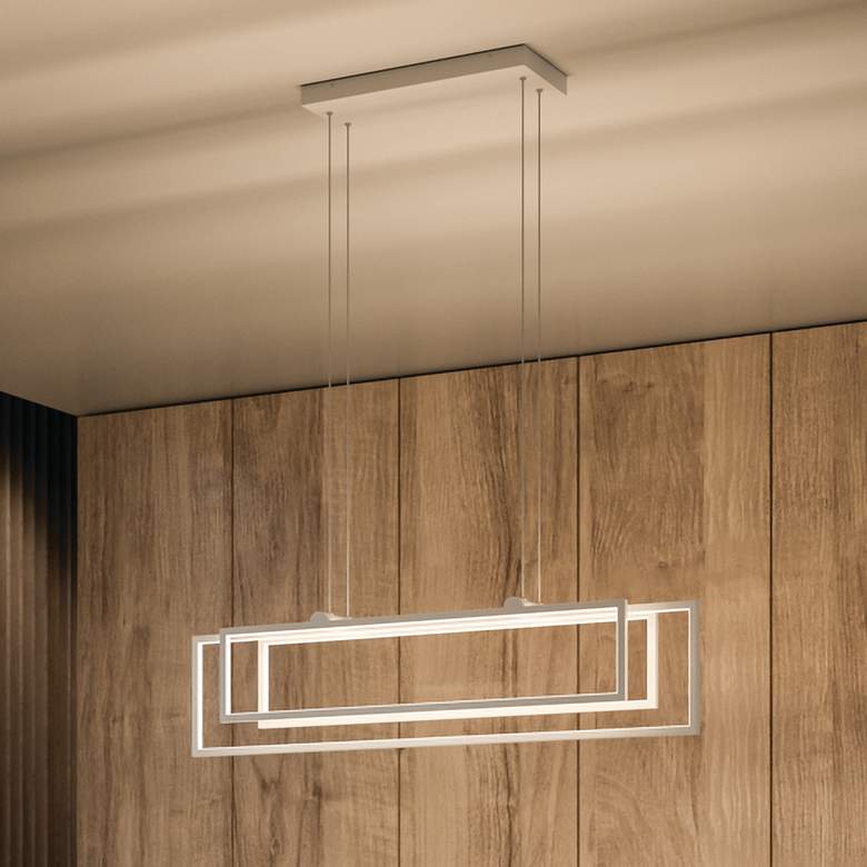 Image 1 elan Jestin White Linear Chandelier