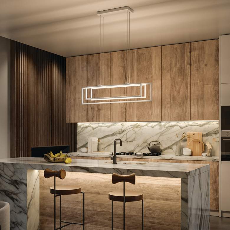 Image 7 elan Jestin White Linear Chandelier more views