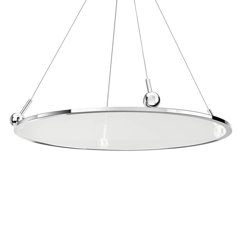 Image 3 elan Jovian Chrome Edgelit Chandelier more views