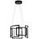 Elan Kevins 23 1/2" Wide Black Open Drum Modern LED Pendant Light