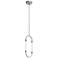 Elan Kiaan 9 1/4" Wide Polished Nickel LED Mini Pendant