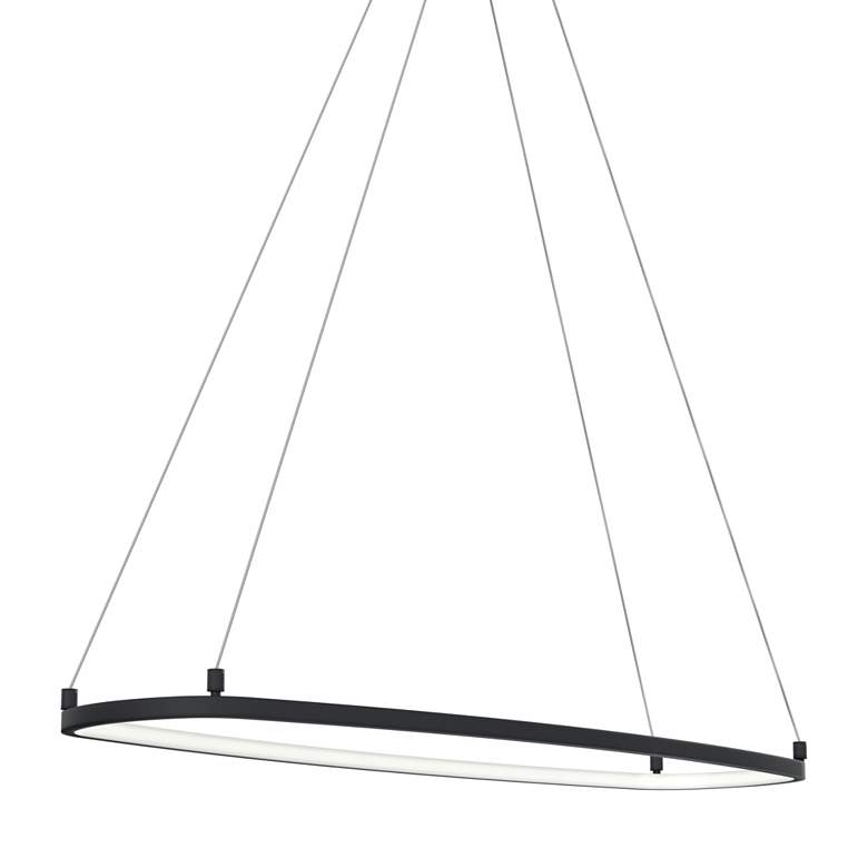 Image 4 elan Koloa Matte Black LED Ring Chandelier more views