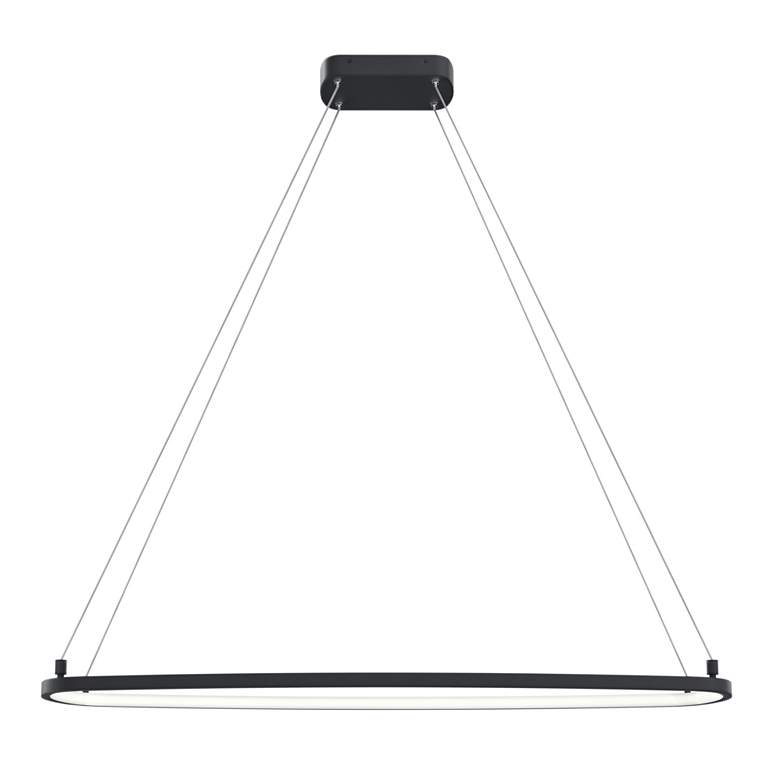 Image 5 elan Koloa Matte Black LED Ring Chandelier more views