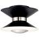 Elan Kordan 14" Wide Matte Black LED Ceiling Light