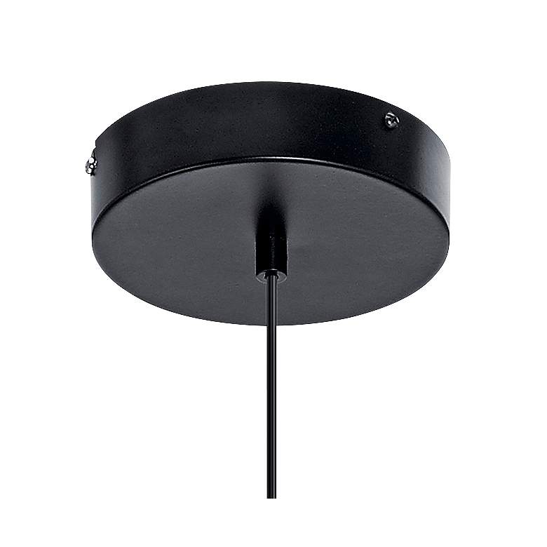 Image 4 Elan Kordan 6 1/2" Wide Matte Black LED Mini Pendant more views