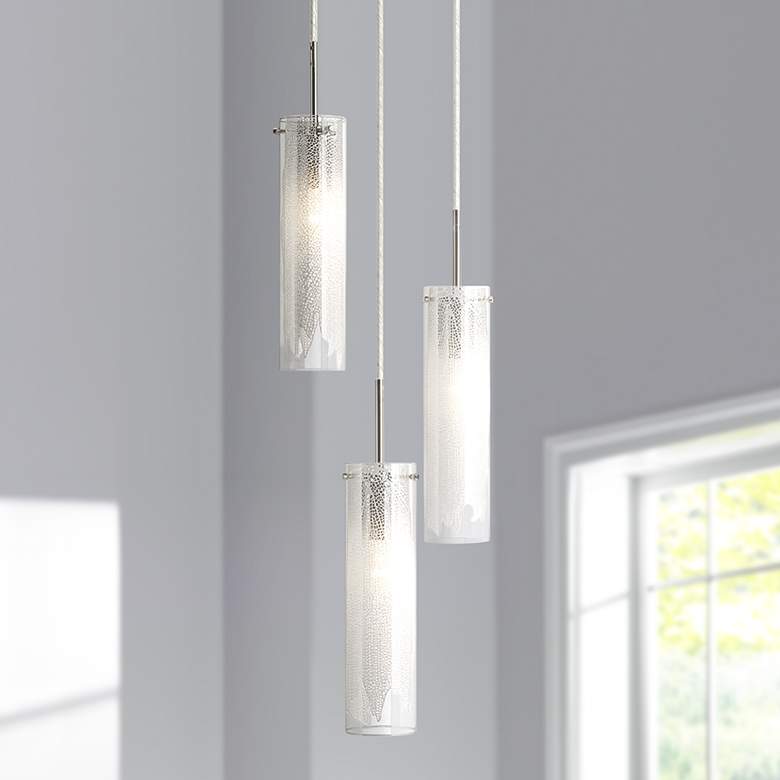 Image 1 Elan Krysalis 11" Wide Chrome Multi Light Pendant
